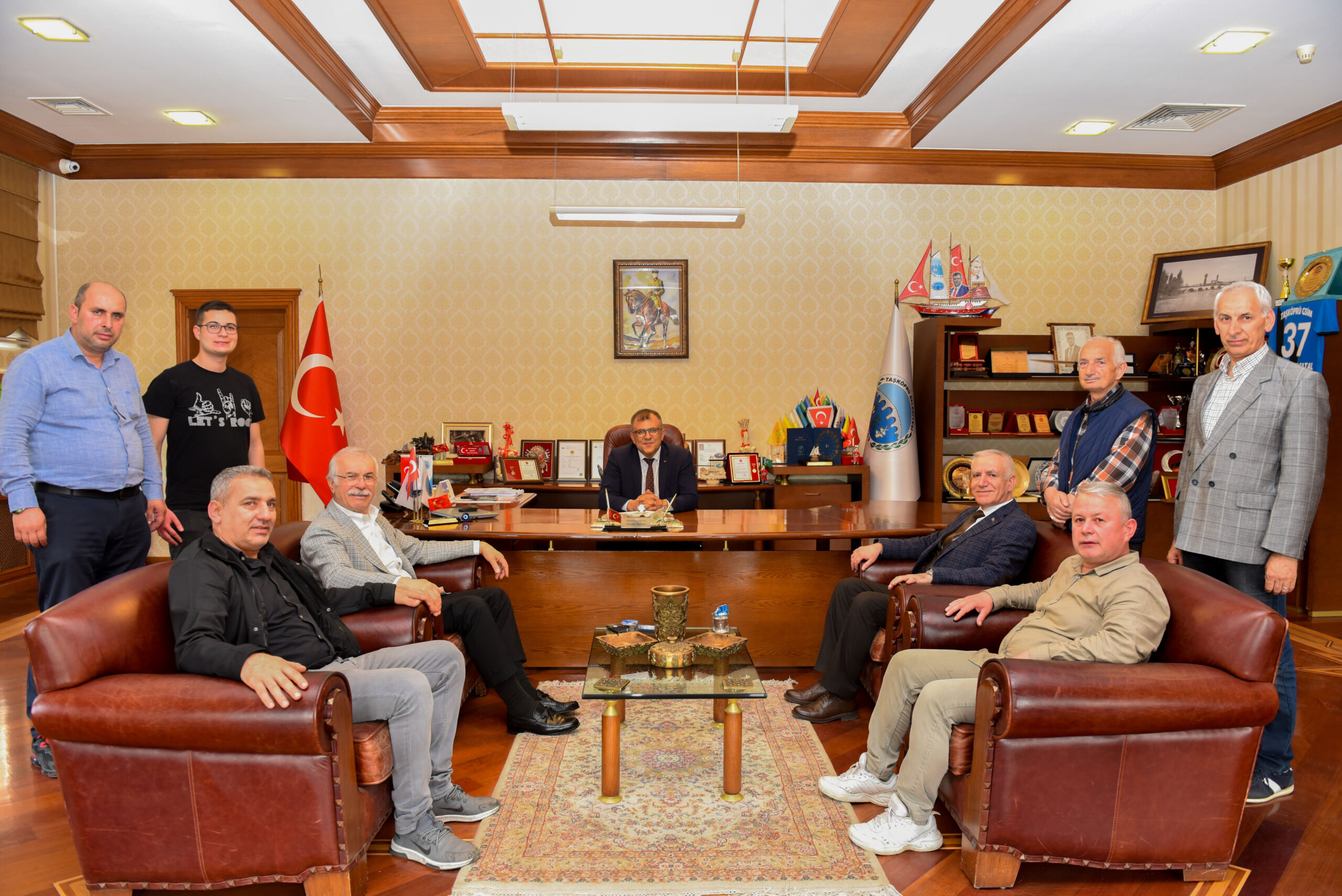 Hasan Altan ve Albay Yılmaz’dan Başkan Çatal’a Ziyaret