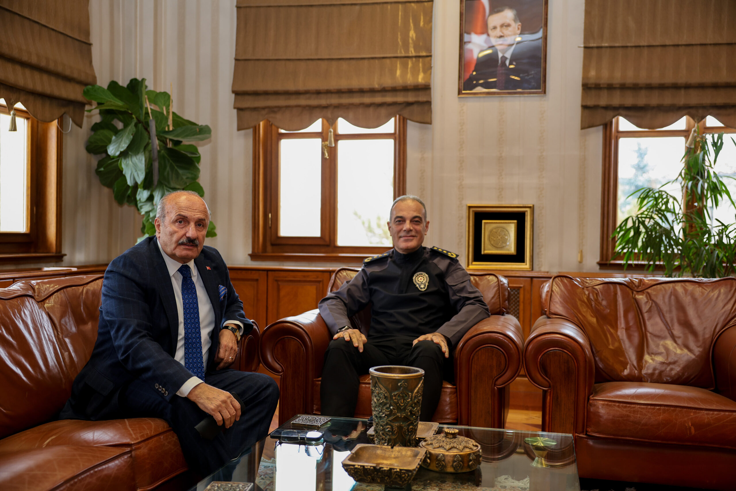 Kastamonu İl Emniyet Müdürü Tamer Taş, Başkan Arslan’ı Ziyaret Etti