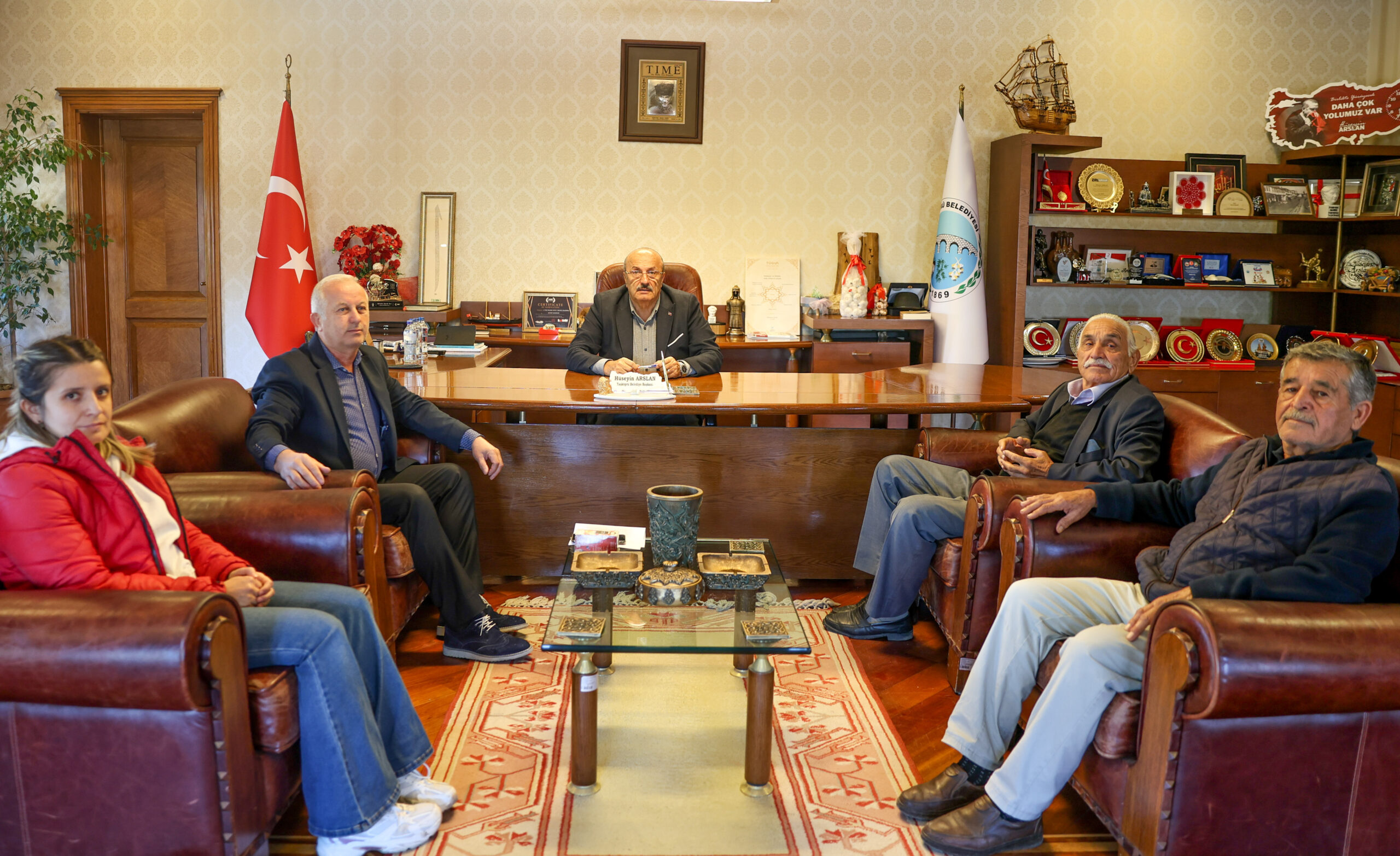 Taşköprü Emekliler Derneğinden Başkan Arslan’a Ziyaret